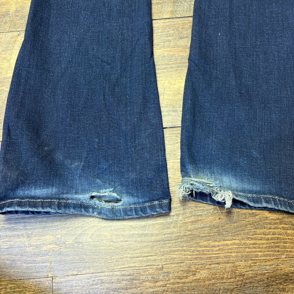 Buckle Black Fit No 75 Bootcut Jeans Womens 26x34 Dark Wash High Rise - Picture 7 of 11